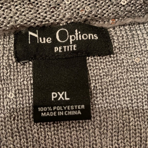 Nue Options Sequined Sweater Size PXL - Picture 5 of 6